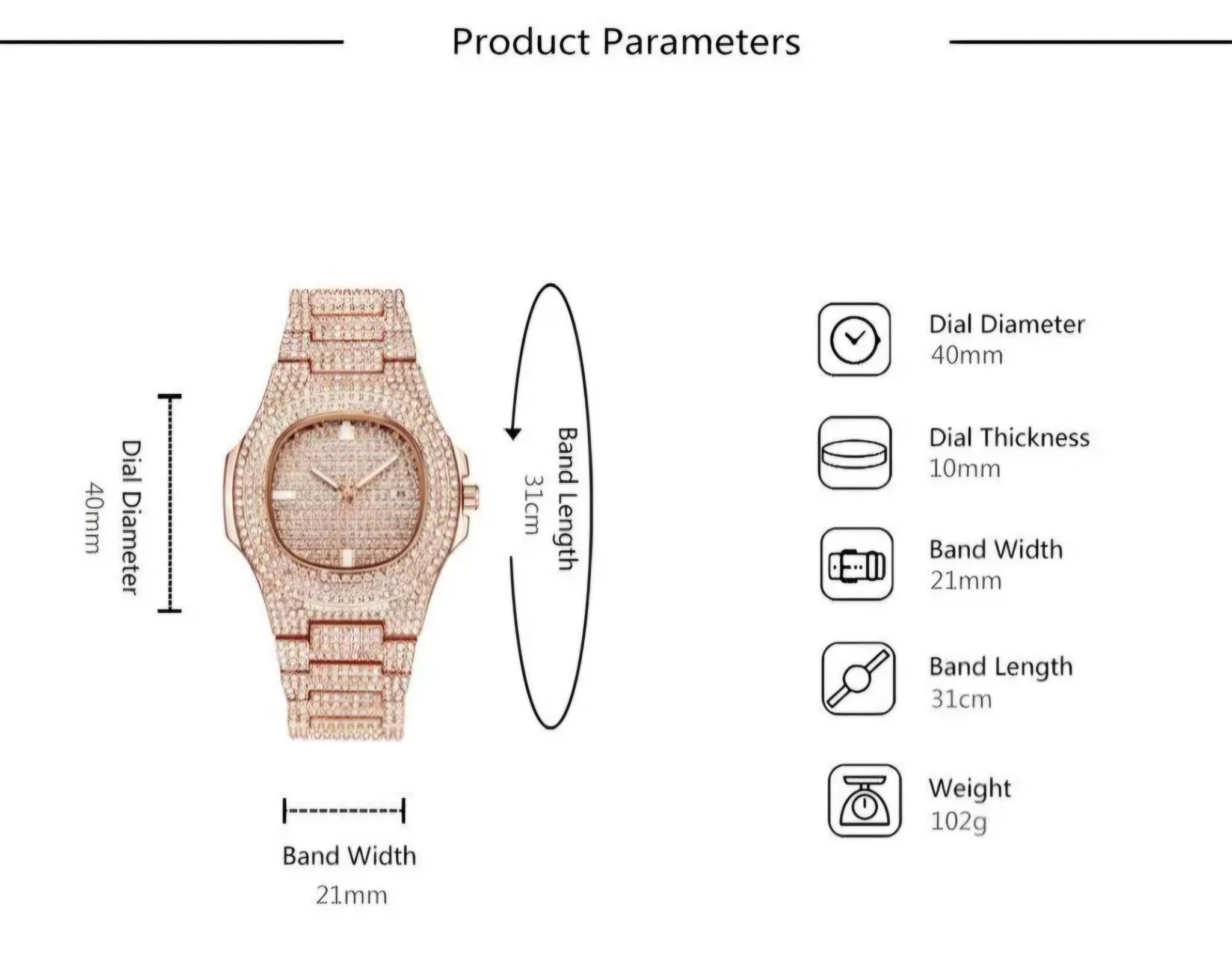 Ice Storm 1 Signature Watch for luxury and Elegance