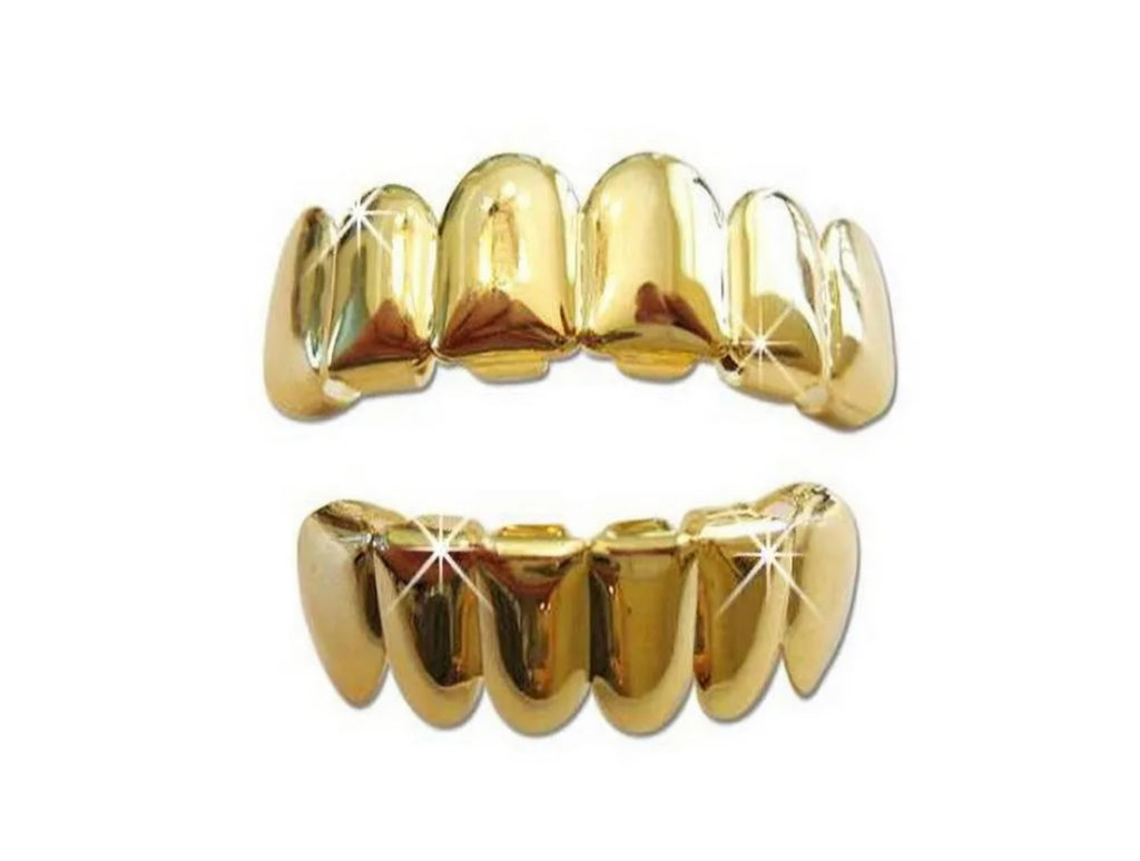 Trendy Brass Vacuum Gold Plated Grillz