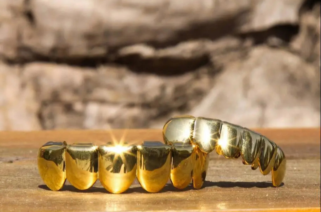 Trendy Brass Vacuum Gold Plated Grillz
