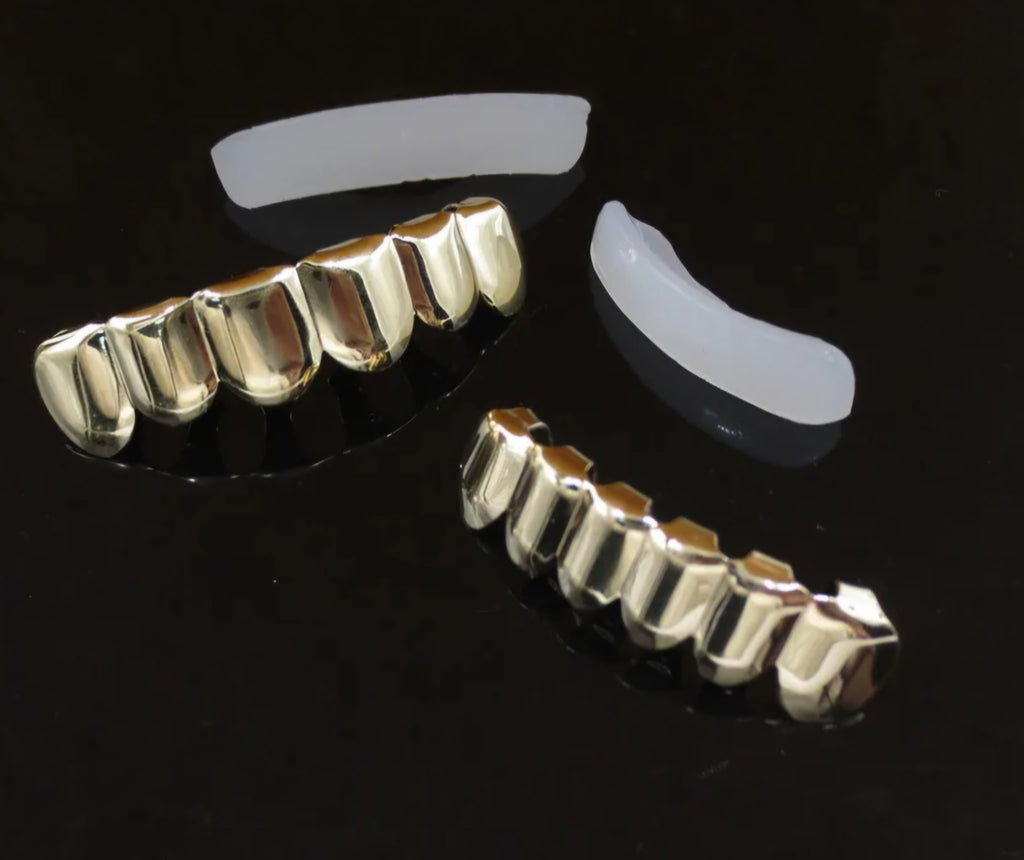 Trendy Brass Vacuum Gold Plated Grillz