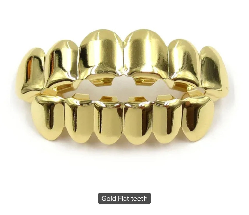 Trendy Brass Vacuum Gold Plated Grillz